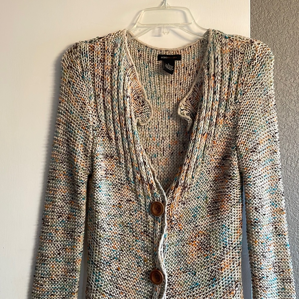 BCBGMaxazria multi hued sweater